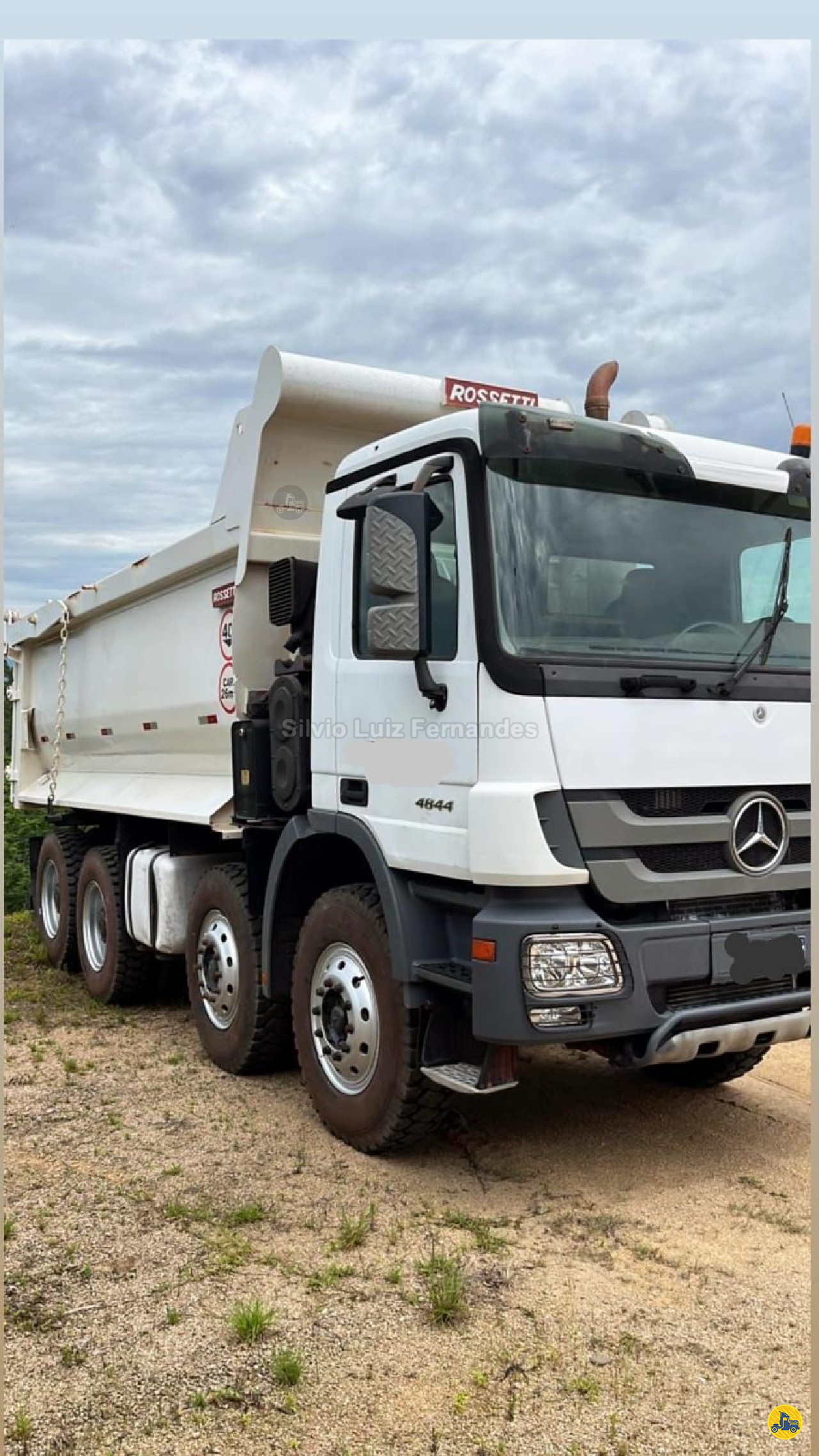 CAMINHAO MERCEDES-BENZ MB 4844 Caçamba Basculante Cavalo 8x4 Silvio Caminhões TUBARAO SANTA CATARINA SC